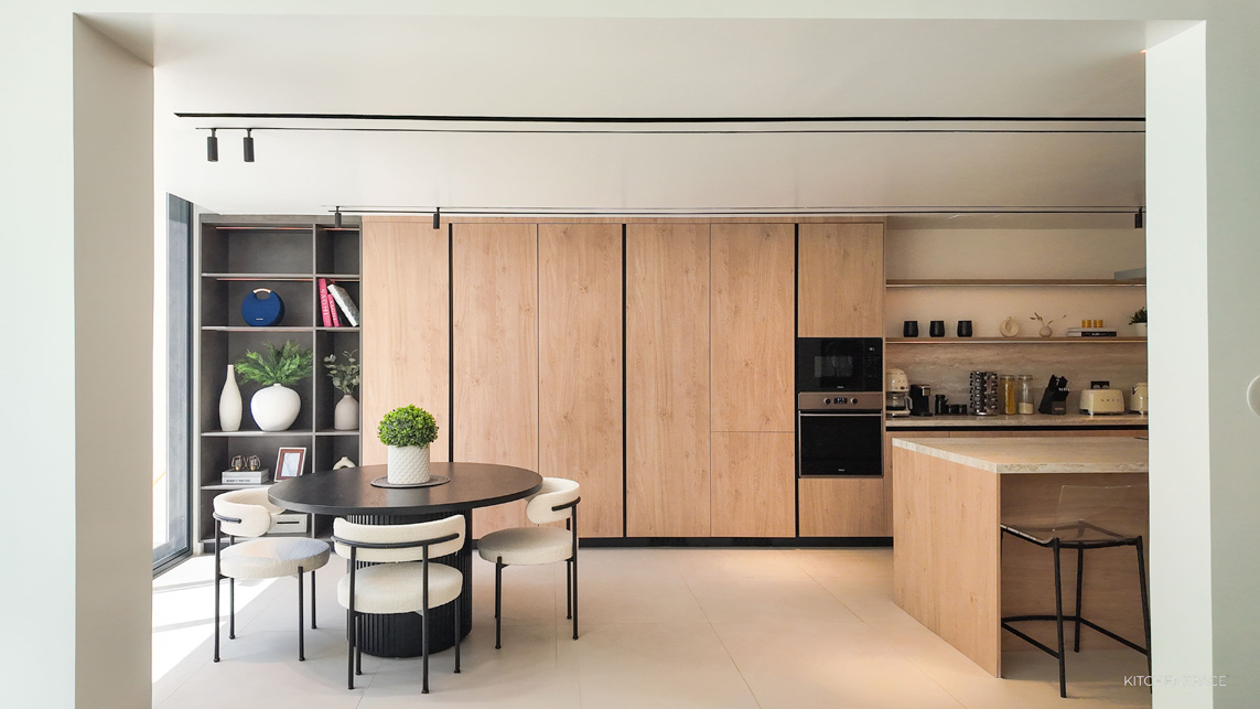 Scandinavian Minimalist Oak Kitchen